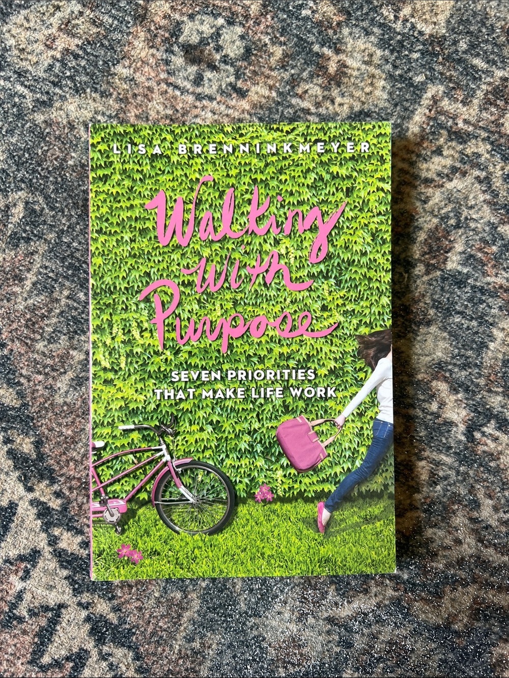 Walking With Purpose Lisa Brenninkmeyer Book Green Pink